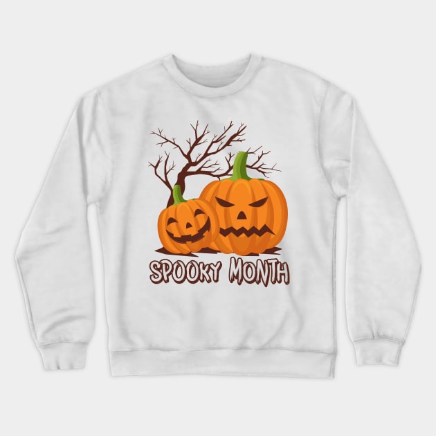 spooky month Crewneck Sweatshirt by Itsme Dyna